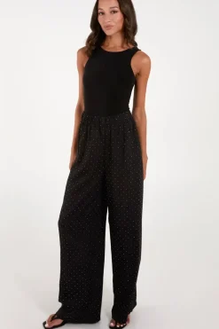 Studded High Waist Trousers