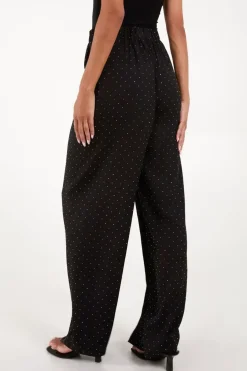 Studded High Waist Trousers