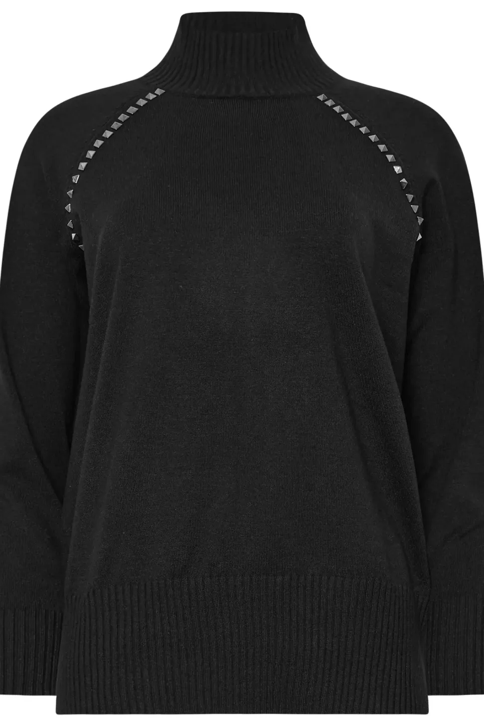 Stud Embellished Raglan Jumper