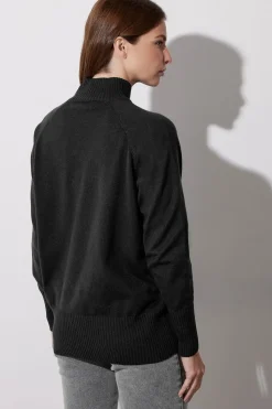 Stud Embellished Raglan Jumper