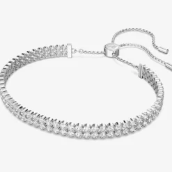 Subtle Rhodium Plated Crystal Bracelet 5221397