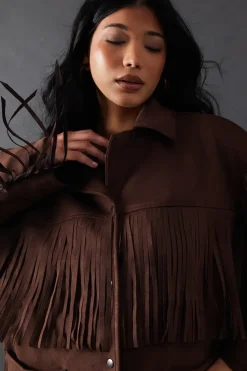 Suedette Western Fringed Jacket