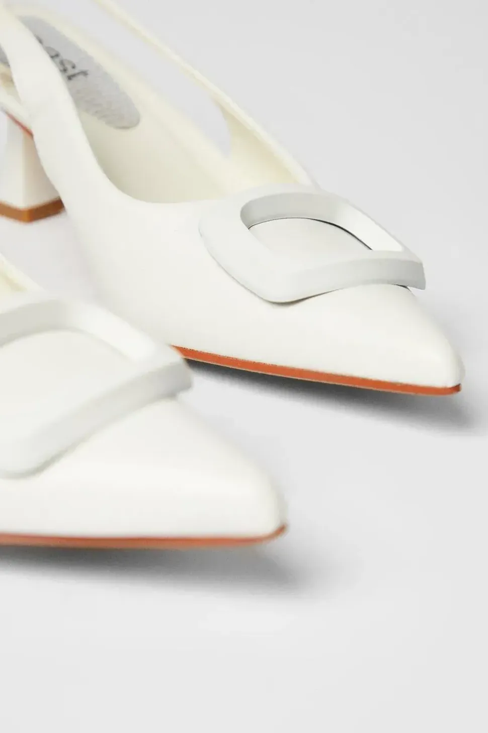 Sugar Bridal Brooch Detail Pointed Singback Stiletto Heeled Court Shoes