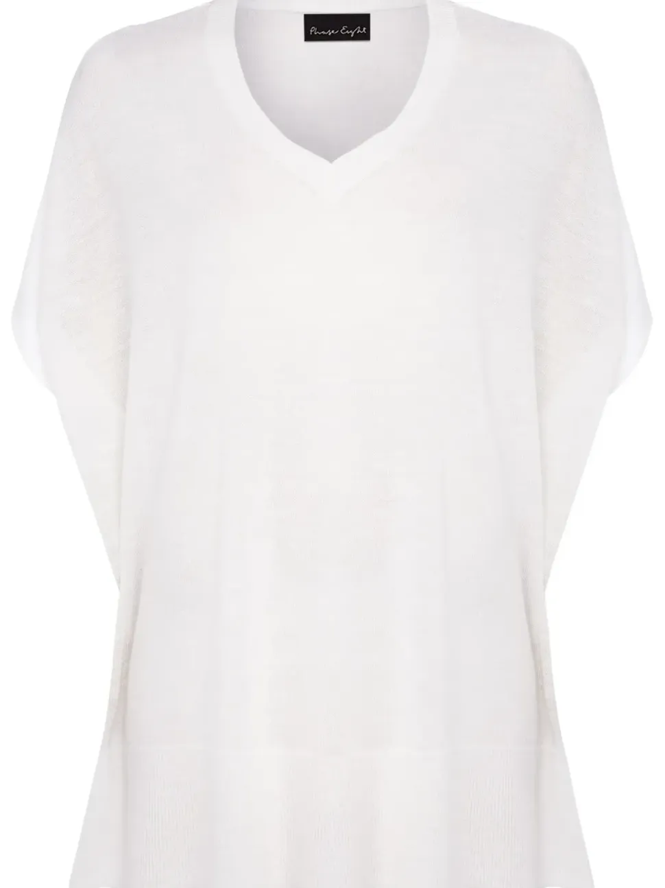 Sukie V-Neck Knit Jumper-Plain