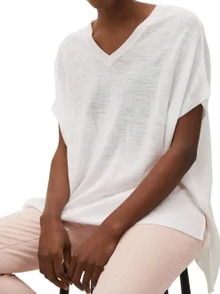 Sukie V-Neck Knit Jumper-Plain
