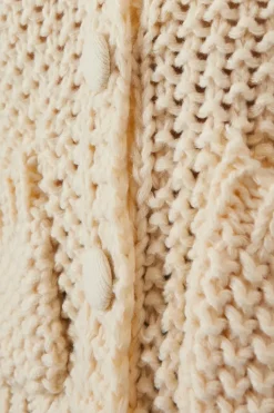 Super Chunky Pocket Front Knitted Cardigan