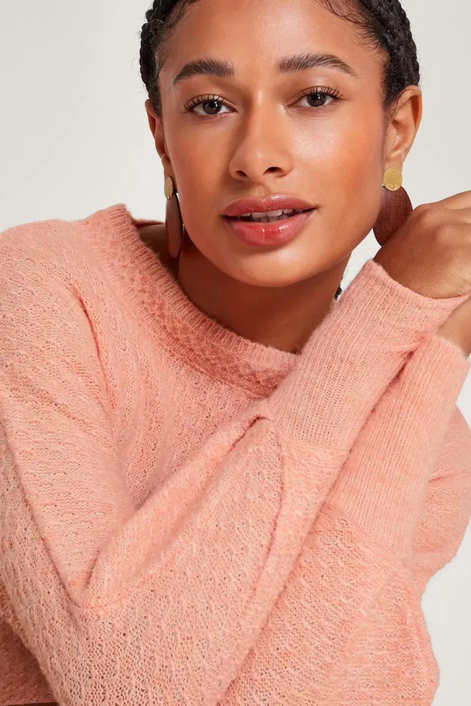 Supersoft Stitch Jumper with Recycled Polyester