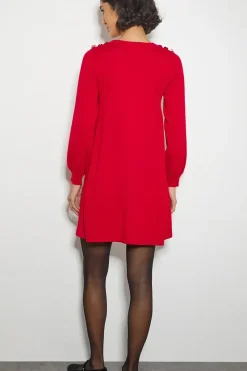 Susie Mini Jumper Dress Red