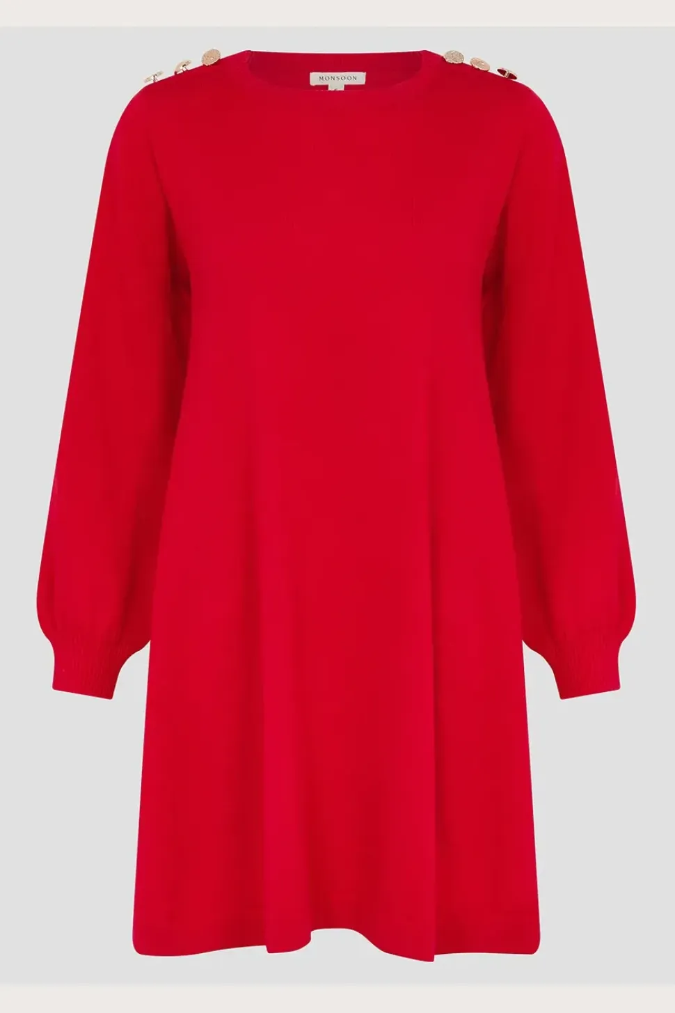 Susie Mini Jumper Dress Red