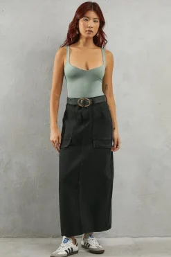 Sweetheart Neckline Jersey Body Fit Top