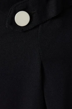Tab Detail Pleated Turn Back Short