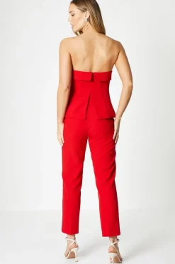 Tailored Bandeau Slim Leg Jumpsuit