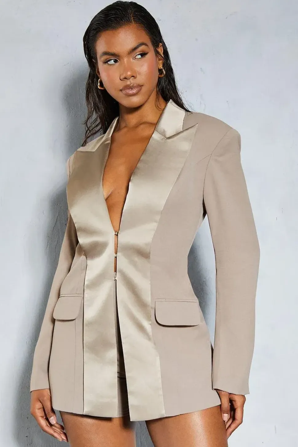 Tailored Blazer Overlay Playsuit