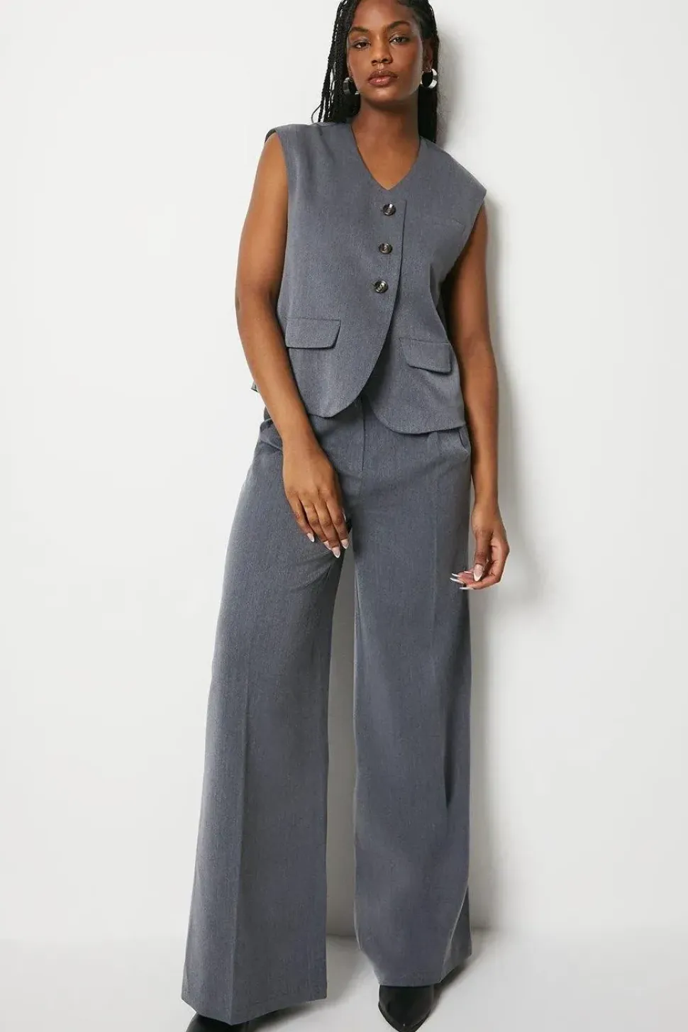 Tailored Boxy Fit Waistcoat