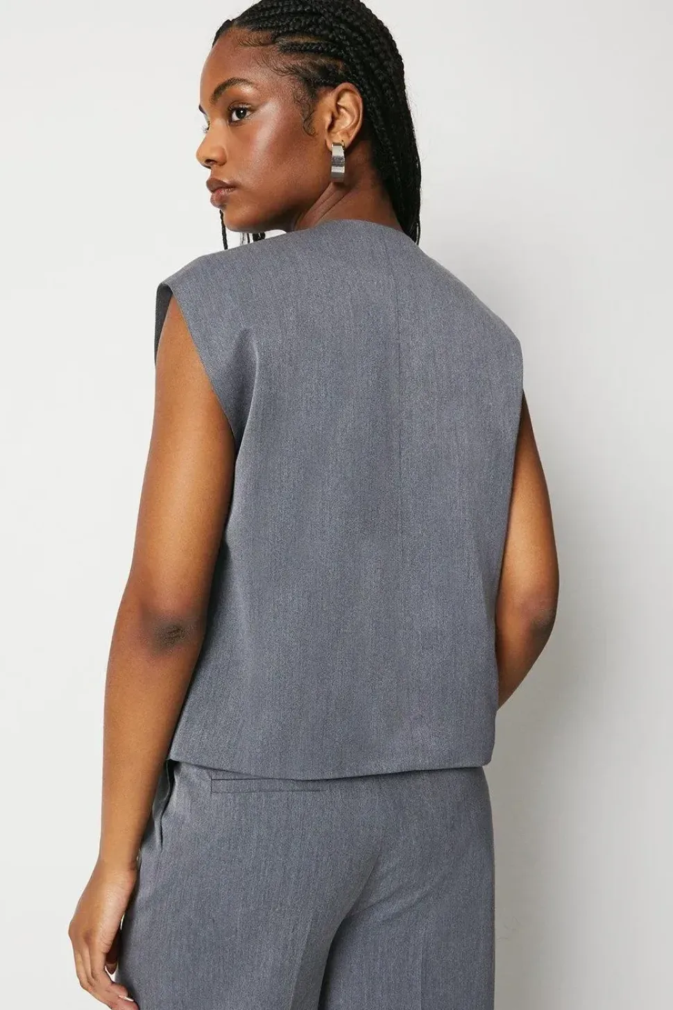 Tailored Boxy Fit Waistcoat