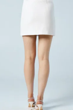 Tailored Bridal Mini Skirt