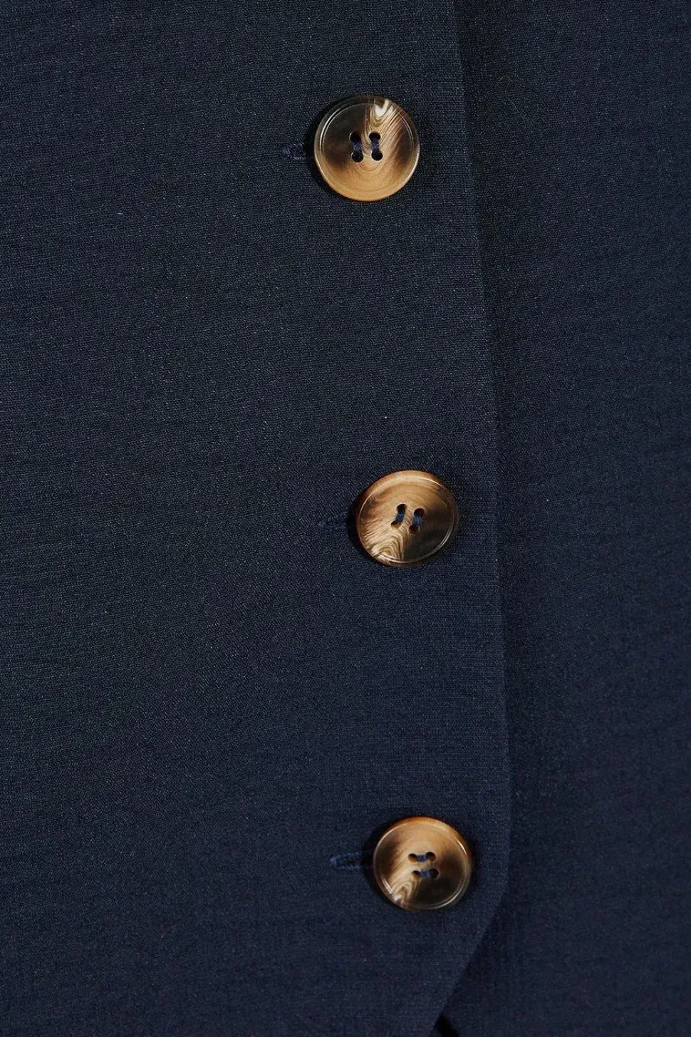 Tailored Linen Look Waistcoat