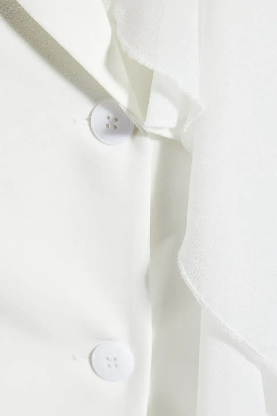 Tailored Mesh Frill Detail Structured Blazer