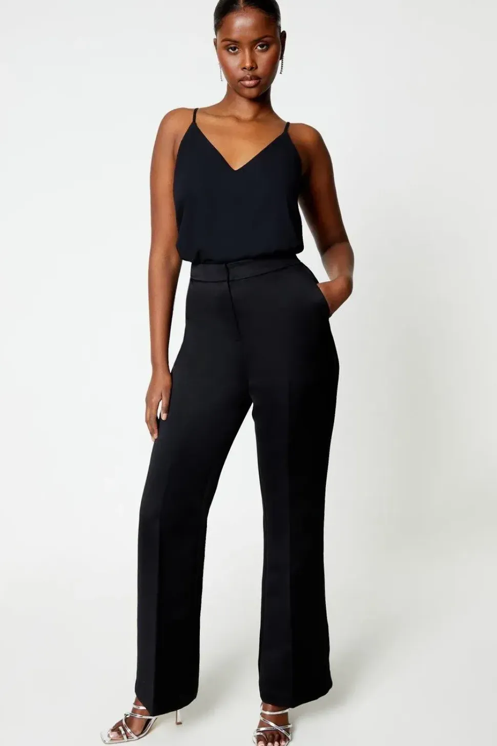 Tailored Satin Trouser