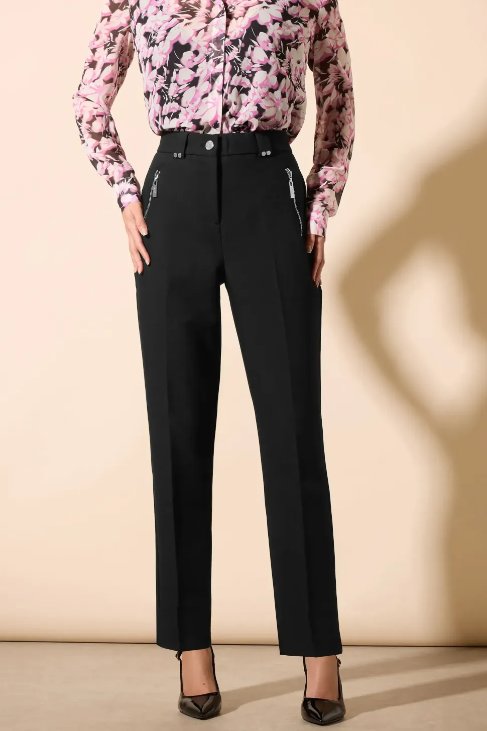Tailored Straight Leg Trousers