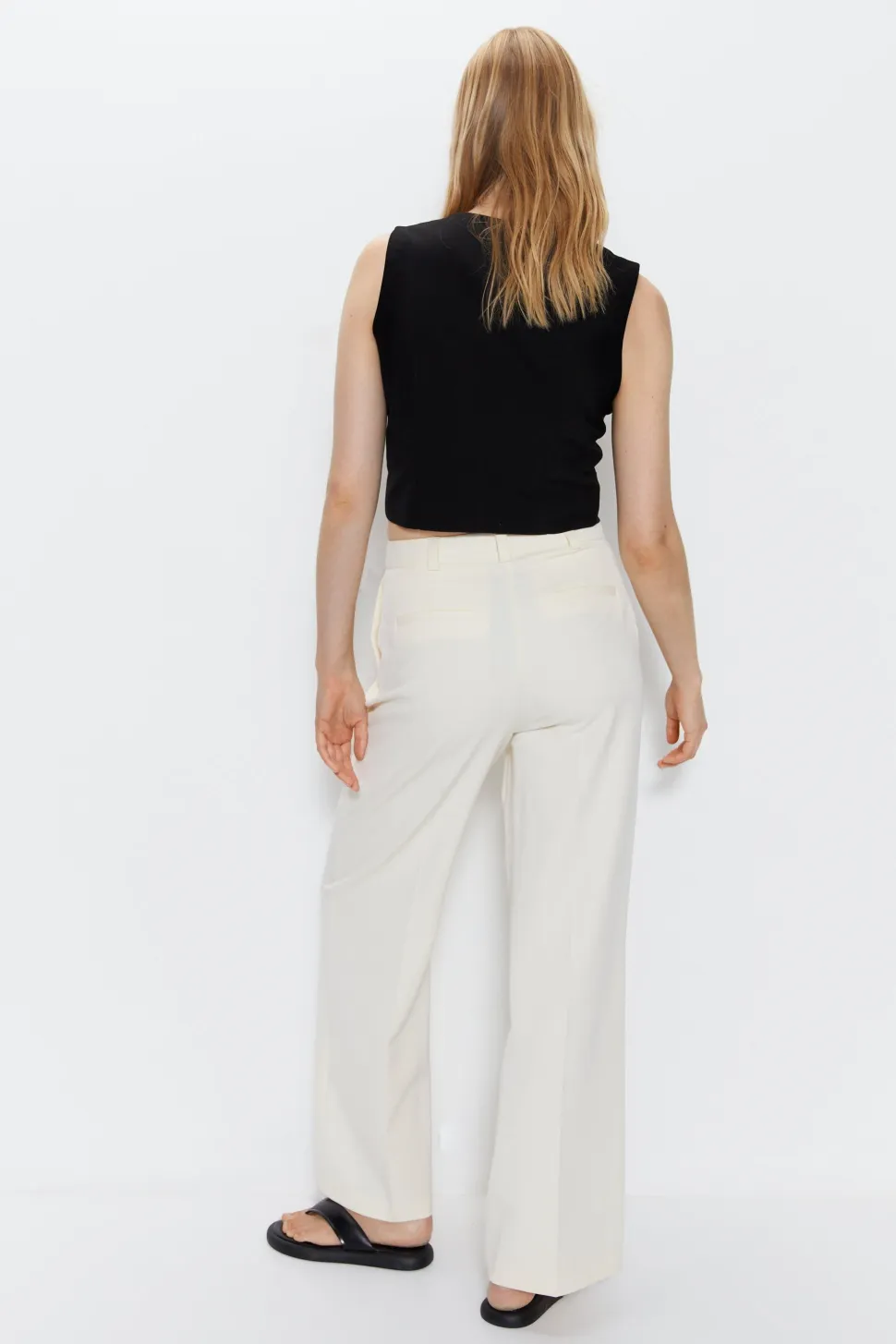 Tailored Straight Leg Trousers
