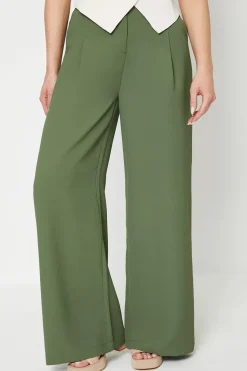Tailored Wide Leg Trouser