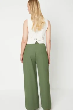 Tailored Wide Leg Trouser