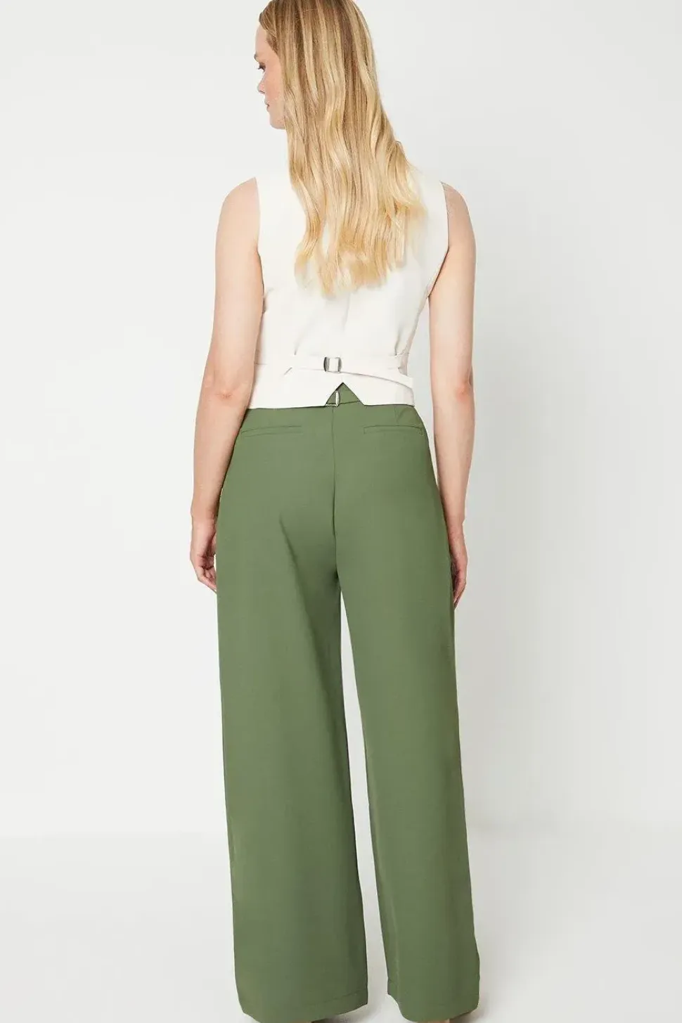 Tailored Wide Leg Trouser