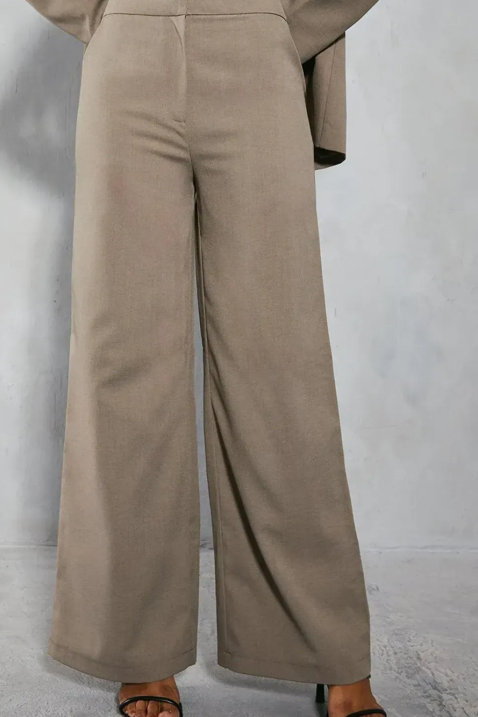 Tailored Wide Leg Trousers