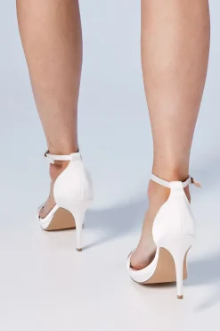 Talia Bridal Satin Platform Heeled Sandals