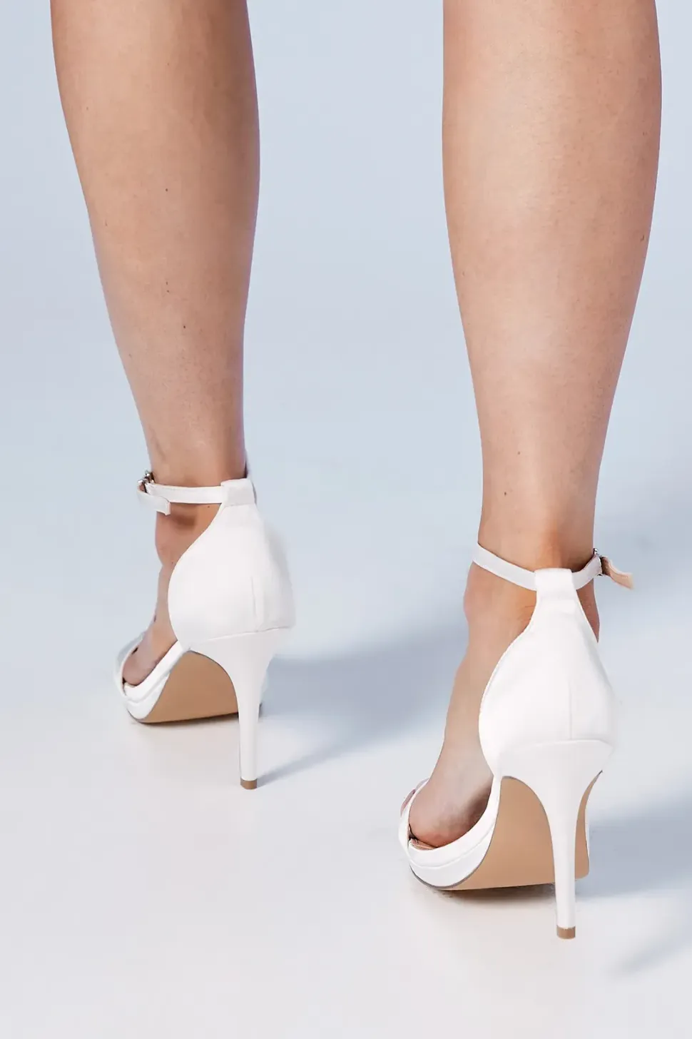 Talia Bridal Satin Platform Heeled Sandals