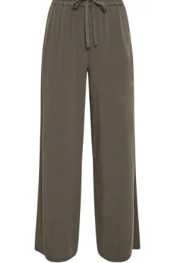 Tall Acid Wash Wide Leg Trousers
