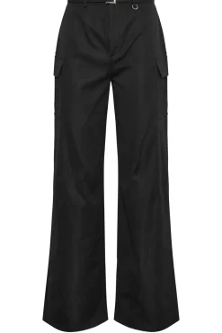 Tall Belted Wide Leg Cargo Trousers