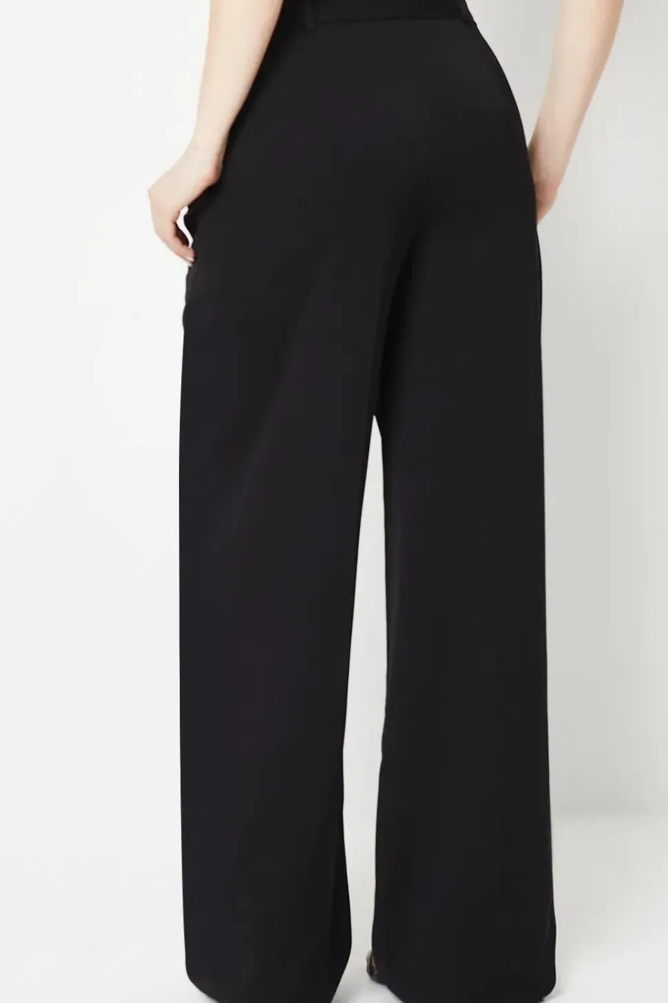 Tall Belted Wide Leg Trouser