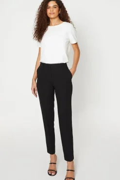 Tall Black Ankle Grazer Trouser