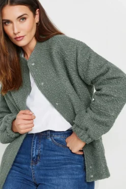 Tall Boucle Bomber Jacket