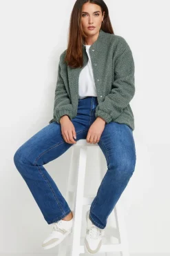 Tall Boucle Bomber Jacket