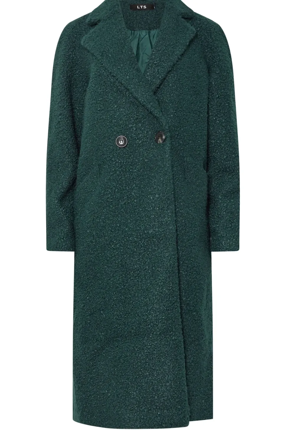 Tall Boucle Wrap Midi Coat