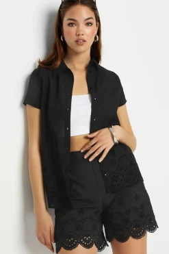 Tall Broderie Shorts