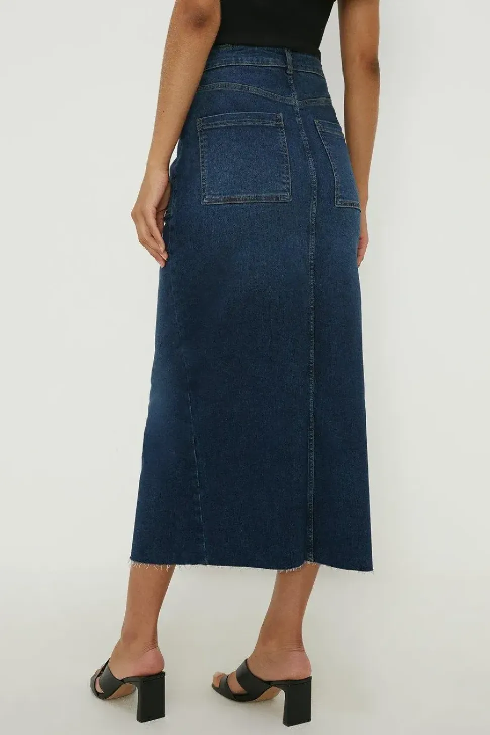 Tall Button Midaxi Skirt