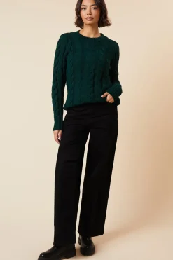 Tall Cable Knit Crew Neck Jumper