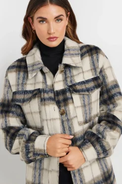 Tall Check Longline Shacket