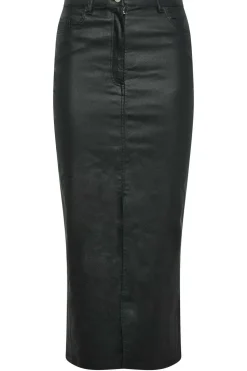 Tall Coated Midi Skirt