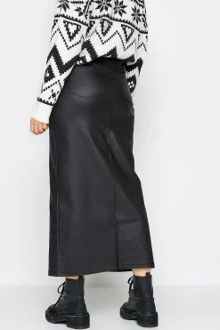 Tall Coated Midi Skirt
