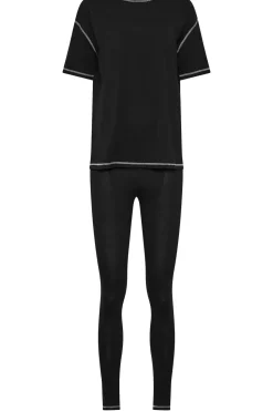 Tall Contrast Stitch Leggings & T-Shirt Set