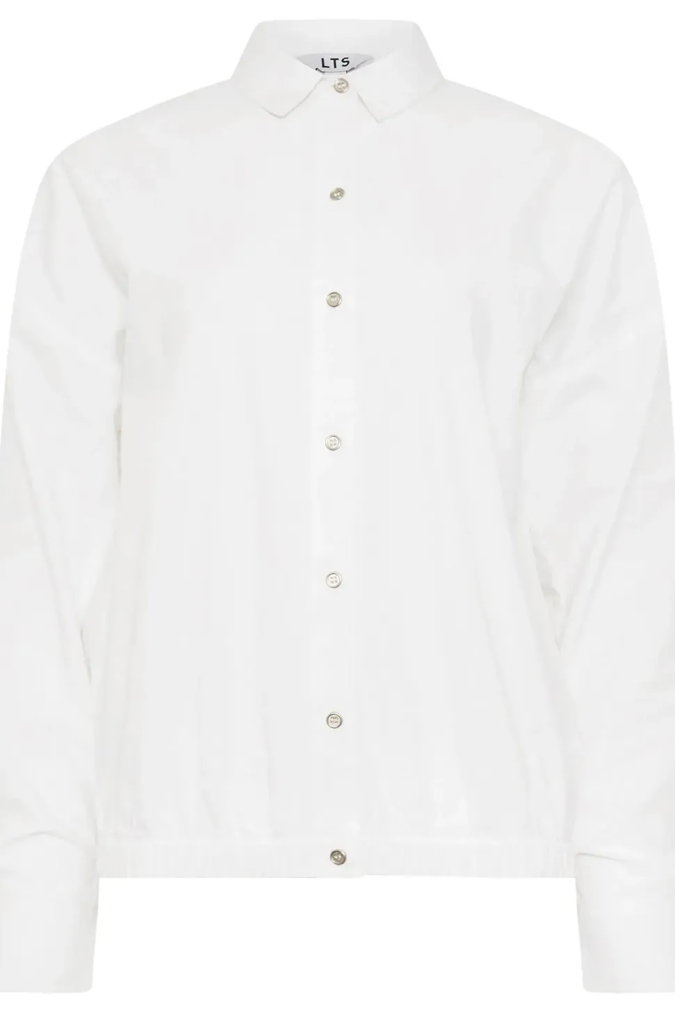 Tall Cotton Elasticated Hem Shirt