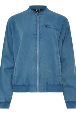 Tall Denim Bomber Jacket