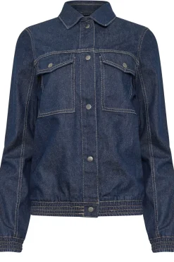 Tall Denim Bomber Jacket