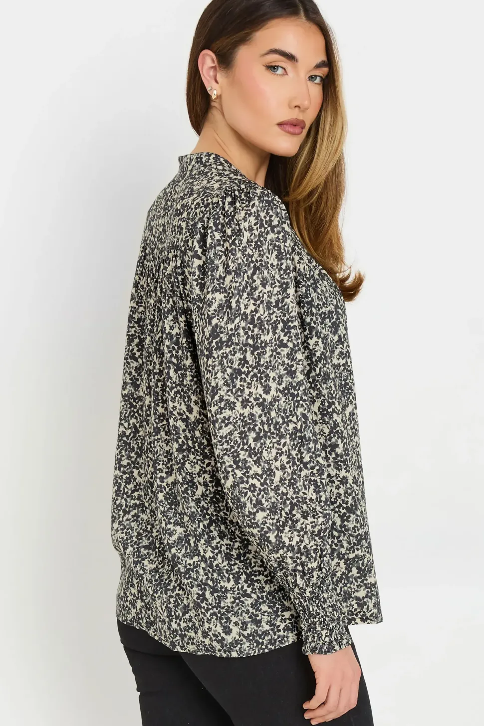 Tall Ditsy Floral Long Sleeve Blouse