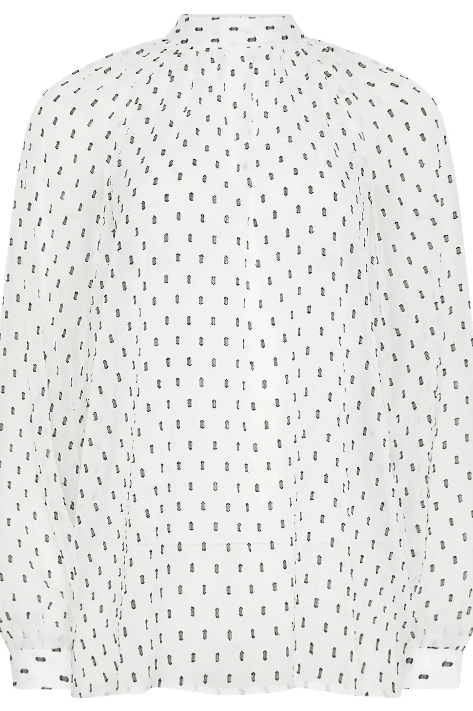 Tall Dobby High Neck Blouse